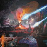 Cataclysme extra-terrestre, 7e allégorie apocalyptique, 1967 (huile sur toile, 195 x 130 cm,) / tableau de Jean-Paul Faisant.